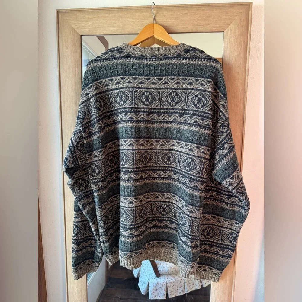 St. John’s Bay Cotton Blend Grandpa Core Knit Sweater XXL